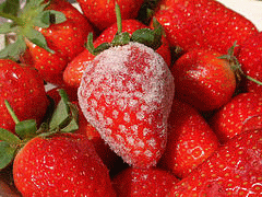 flickr:strawberry with sugar
