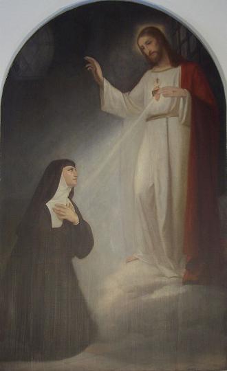 alacoque0074.jpg - Gemälde der heiligen Margareta Maria Alacoque im Heimsuchungskloster Beuerberg, Bayern