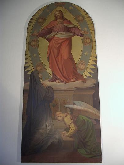 alacoque0116.jpg - Margareta Maria Alacoque, Gemälde im Heimsuchungskloster Thurnfeld, Tirol, Österreich