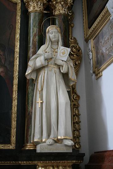 alacoque0190.jpg - Margareta Maria Alacoque, Statue in der St. Anna Basilika in Altötting, Bayern