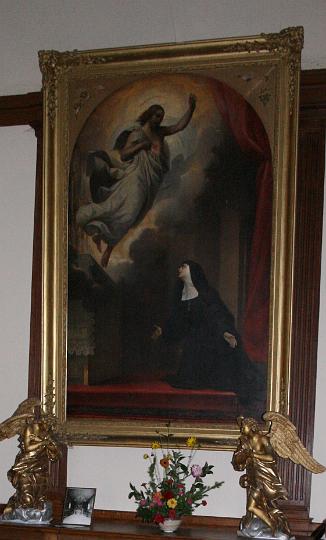 alacoque0205.jpg - Margareta Maria Alacoque, Gemälde im Heimsuchungskloster von Paray-le-Monial, Frankreich