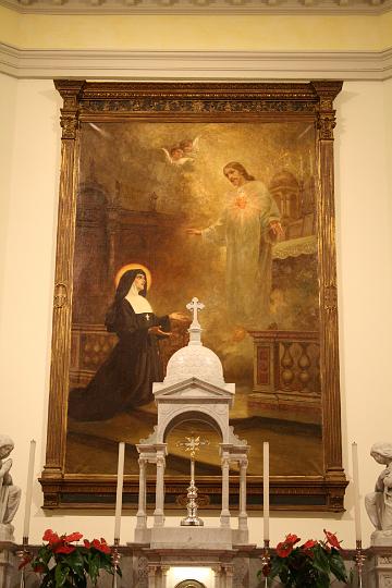 alacoque0213.jpg - Gemälde im Kloster der Schwestern des hl. Franz von Sales in Padua, Italien