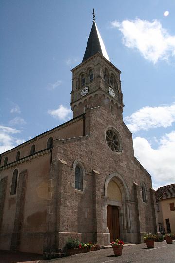 verosvres_taufkirche_03.jpg - Pfarrkirche von Verosvres, Frankreich, Geburtsort der heiligen Margareta Maria Alacoque