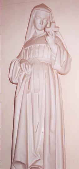 Chantal11.jpg - Statue im Heimsuchungkloster von Troyes, Frankreich